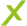 ein grünes X-Symbol als vierter Aufzählungspunkt der Dienstleistungen