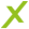 ein grünes X-Symbol als zweiter Aufzählungspunkt der Dienstleistungen