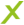 ein grünes X-Symbol als dritter Aufzählungspunkt der Inspirationen zu dieser Website