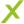 ein grünes X-Symbol als vierter Aufzählungspunkt der Inspirationen zu dieser Website